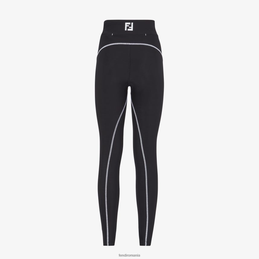 jambiere din lycra negru Fendi femei îmbrăcăminte 86084L1175