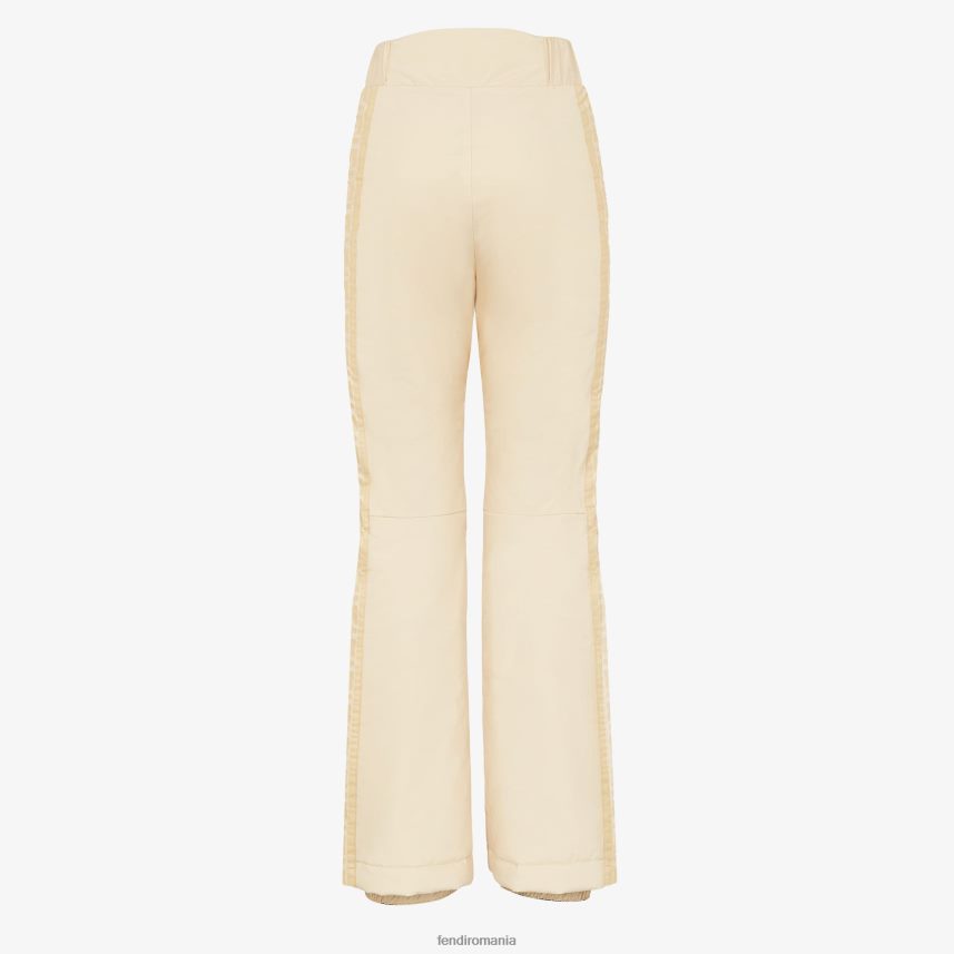 pantaloni de nailon alb Fendi femei îmbrăcăminte 86084L1240