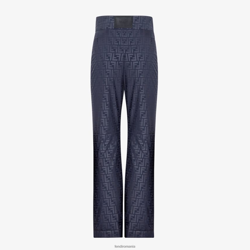 pantaloni din material ff tech albastru Fendi femei îmbrăcăminte 86084L1176