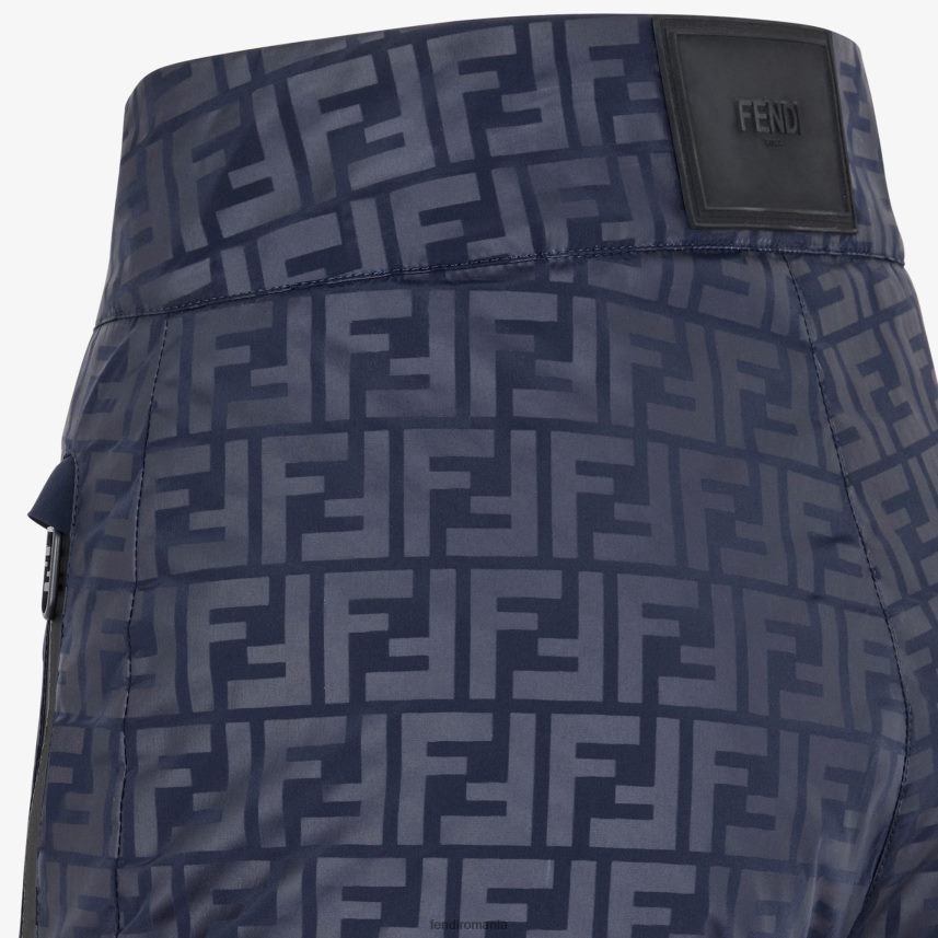 pantaloni din material ff tech albastru Fendi femei îmbrăcăminte 86084L1176