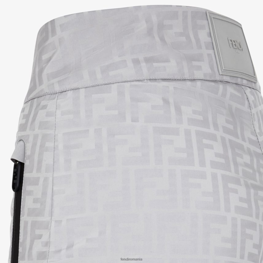 pantaloni din material ff tech gri Fendi femei îmbrăcăminte 86084L1179