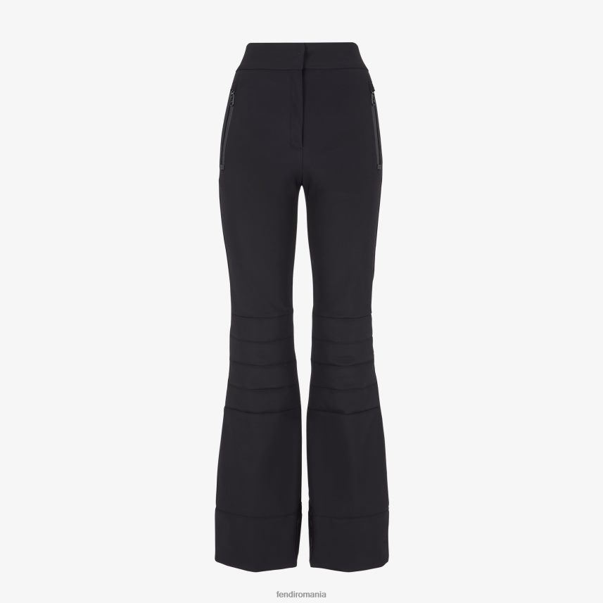 pantaloni din material tehnologic negru Fendi femei îmbrăcăminte 86084L1172