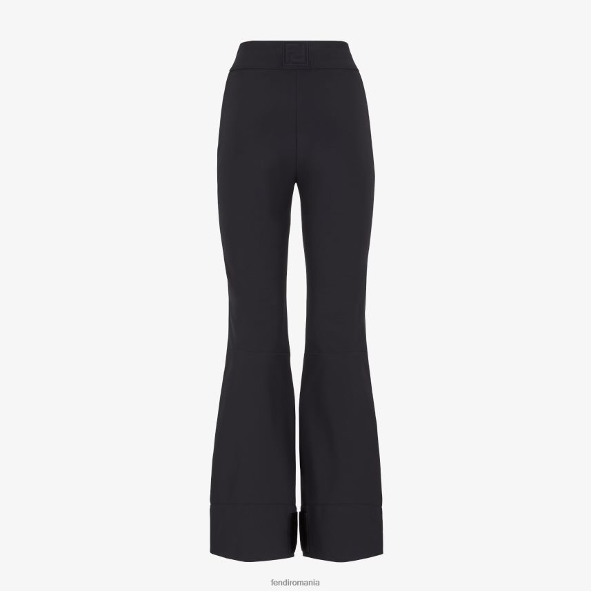 pantaloni din material tehnologic negru Fendi femei îmbrăcăminte 86084L1172