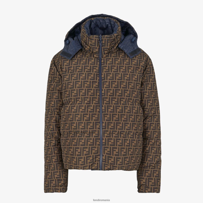 jachetă de puf din material tech ff albastru Fendi femei îmbrăcăminte 86084L1177