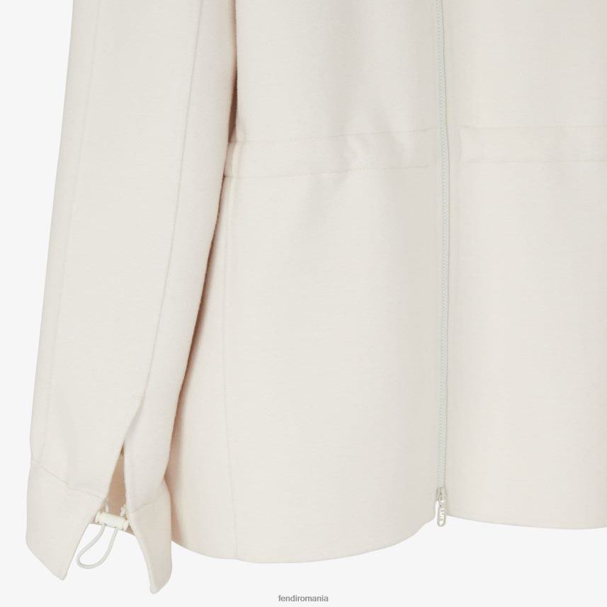 jacheta de lana alb Fendi femei îmbrăcăminte 86084L1199