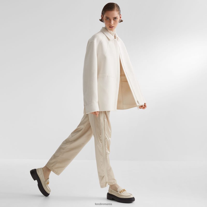 jacheta de lana alb Fendi femei îmbrăcăminte 86084L1199