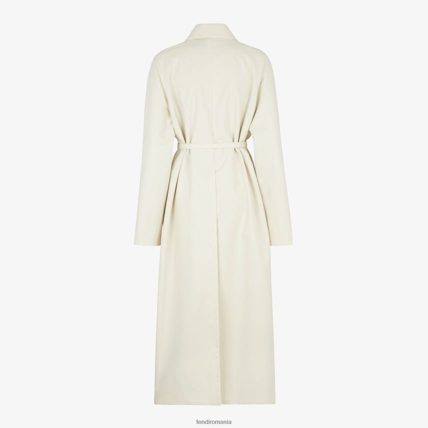 trenci din stofa alb Fendi femei îmbrăcăminte 86084L947