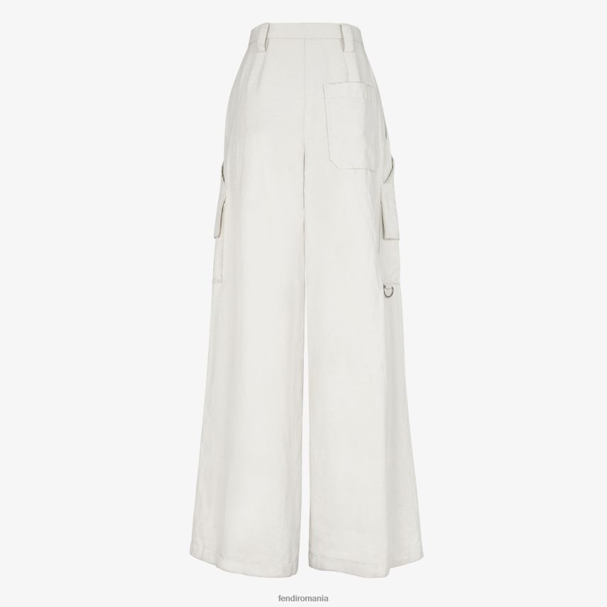 pânză de marc jacobs pantaloni alb Fendi femei îmbrăcăminte 86084L1245