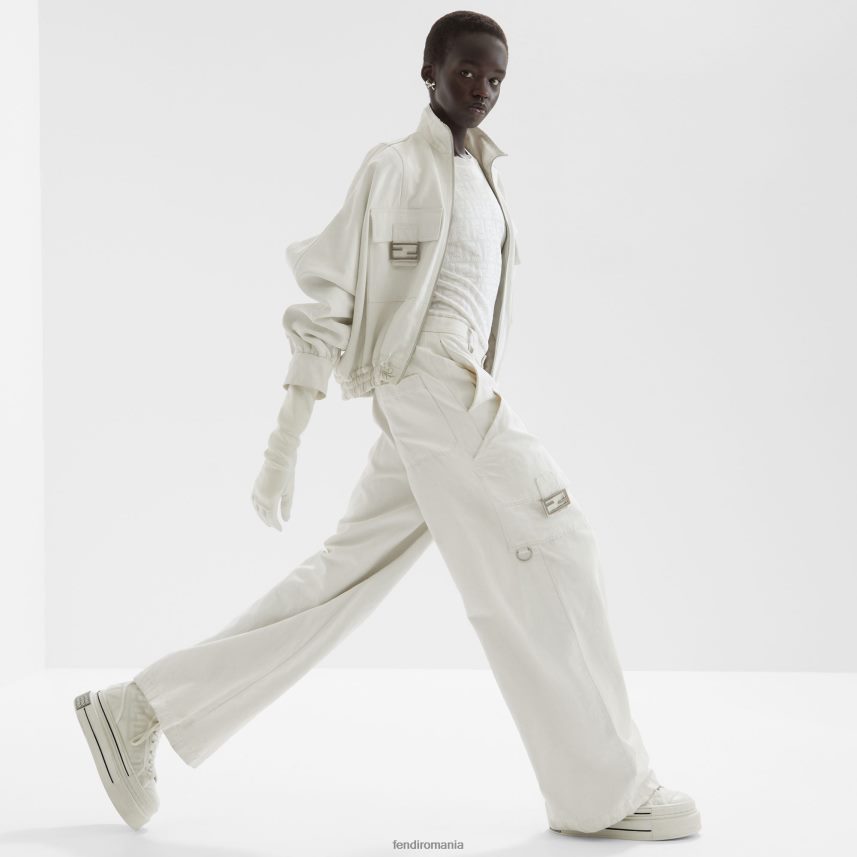 pânză de marc jacobs pantaloni alb Fendi femei îmbrăcăminte 86084L1245