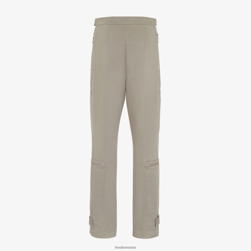 pantaloni de foraj porumbel bej Fendi femei îmbrăcăminte 86084L1191