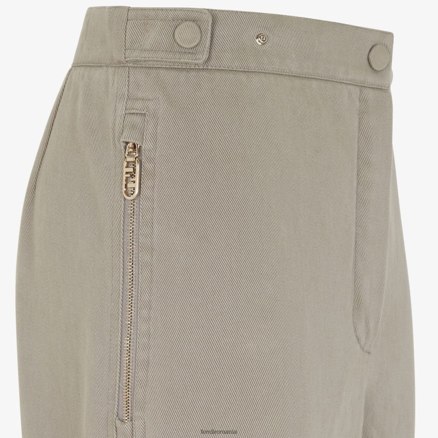 pantaloni de foraj porumbel bej Fendi femei îmbrăcăminte 86084L1191