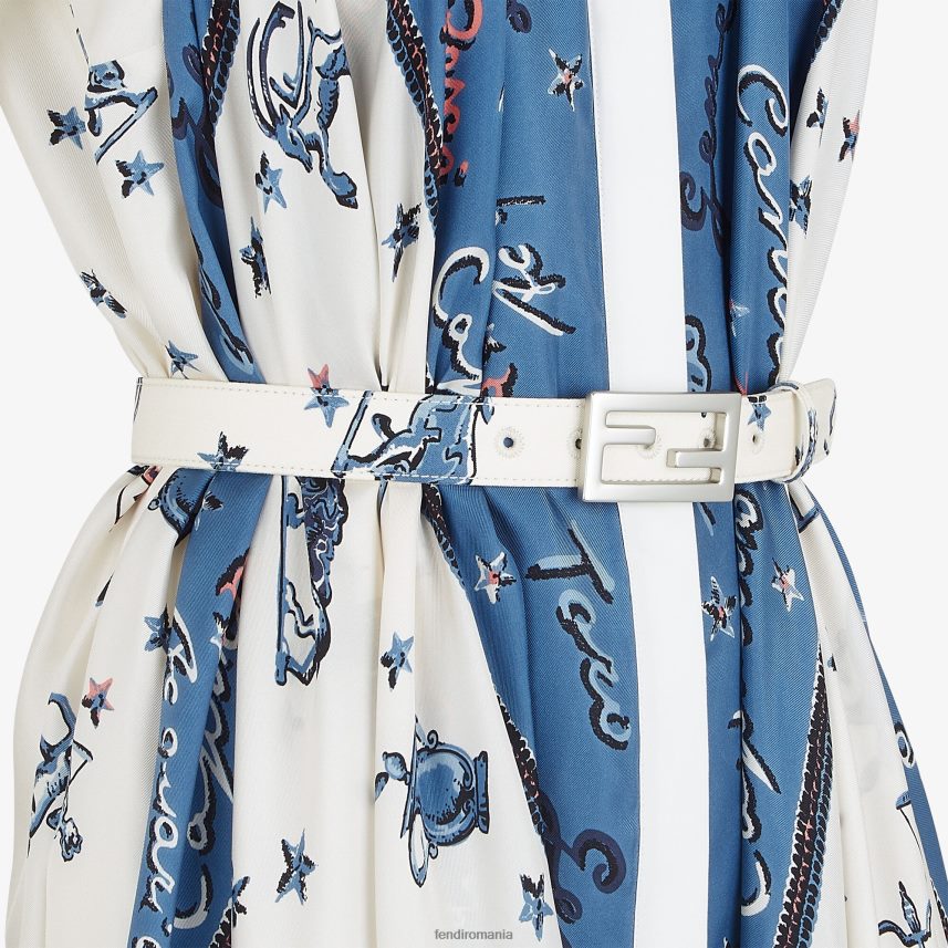 rochie de matase albastru Fendi femei îmbrăcăminte 86084L1039