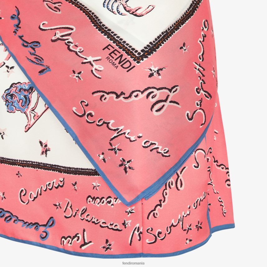 rochie de matase roz Fendi femei îmbrăcăminte 86084L985