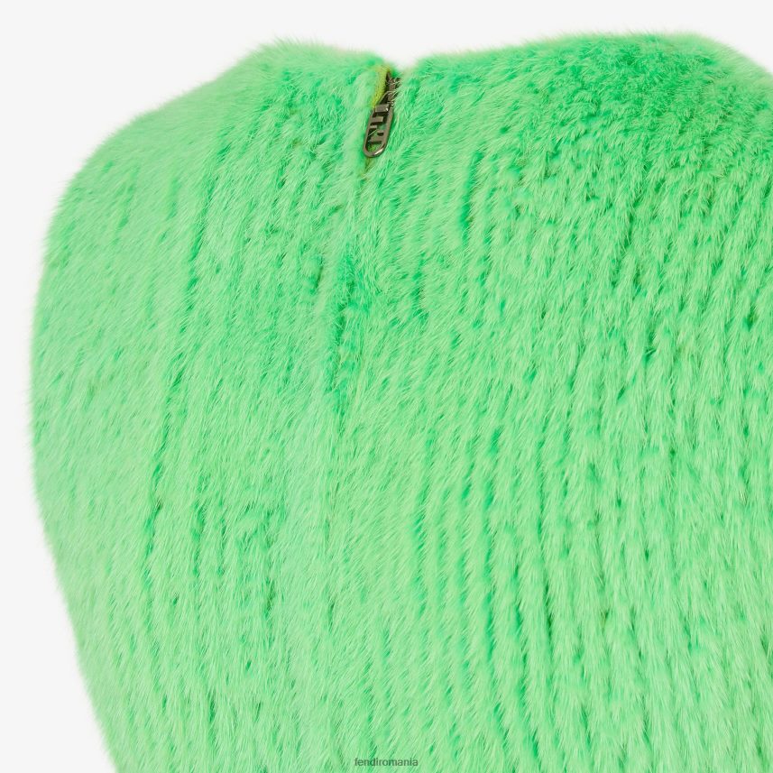 rochie de nurca verde Fendi femei îmbrăcăminte 86084L1108