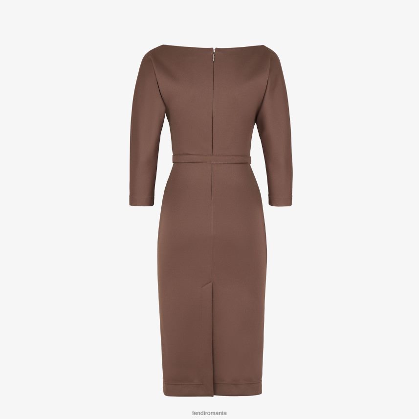 rochie din tricou maro Fendi femei îmbrăcăminte 86084L1200