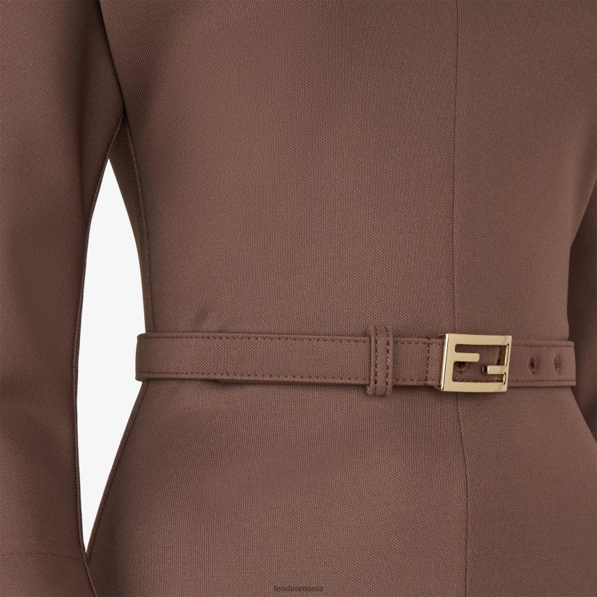 rochie din tricou maro Fendi femei îmbrăcăminte 86084L1200