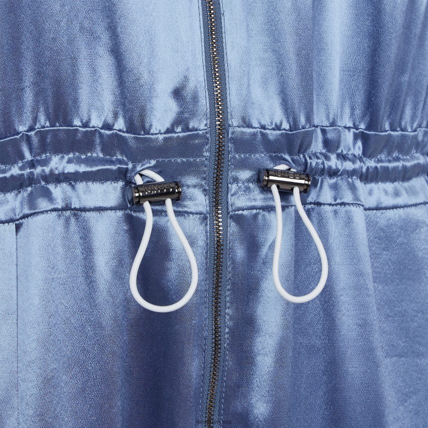 costum din satin de vascoza albastru Fendi femei îmbrăcăminte 86084L1160