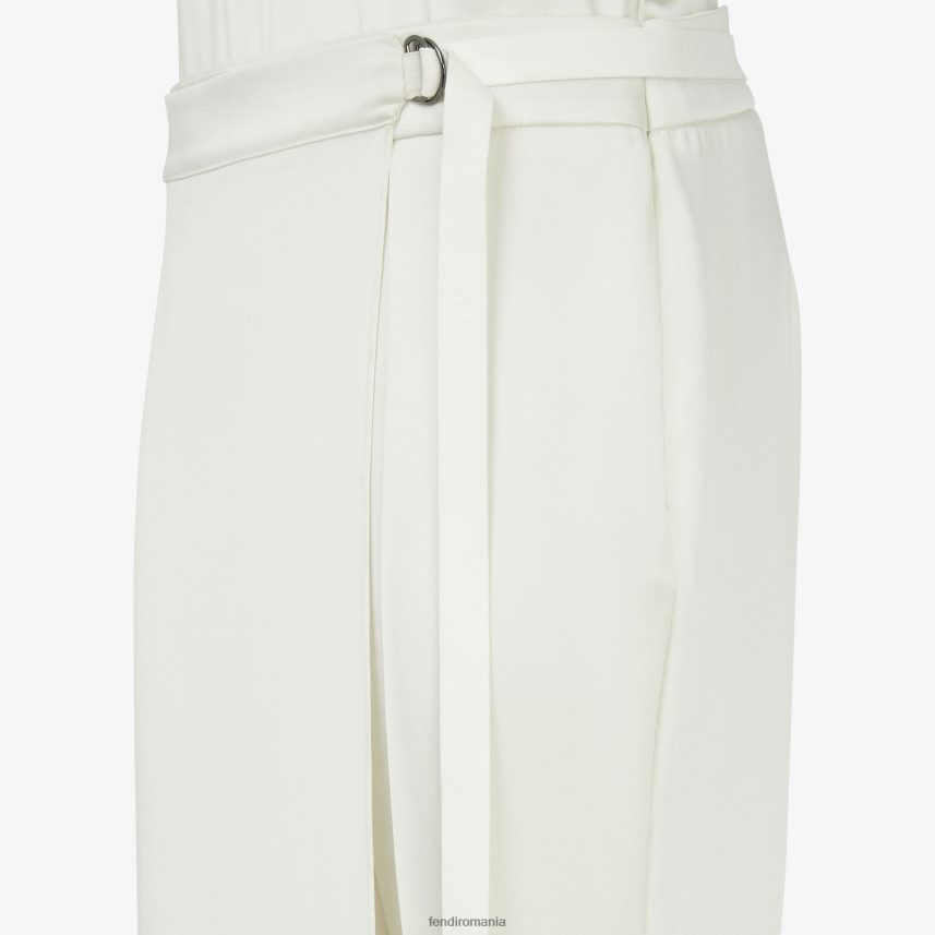 salopeta din satin alb Fendi femei îmbrăcăminte 86084L1133