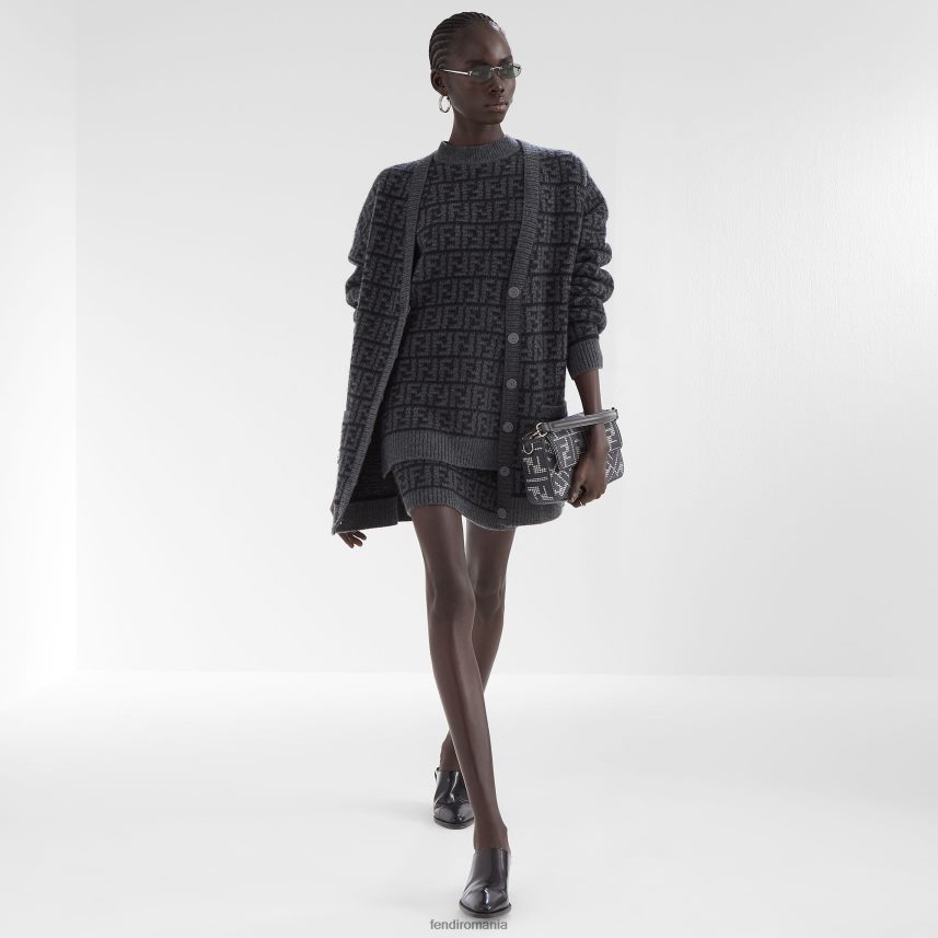 ff pulover din cașmir croșetat negru Fendi femei îmbrăcăminte 86084L1218