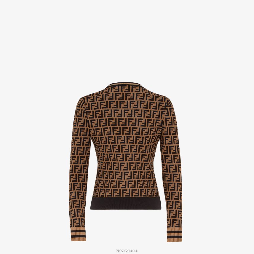 pulover cu motiv ff multicolor Fendi femei îmbrăcăminte 86084L970