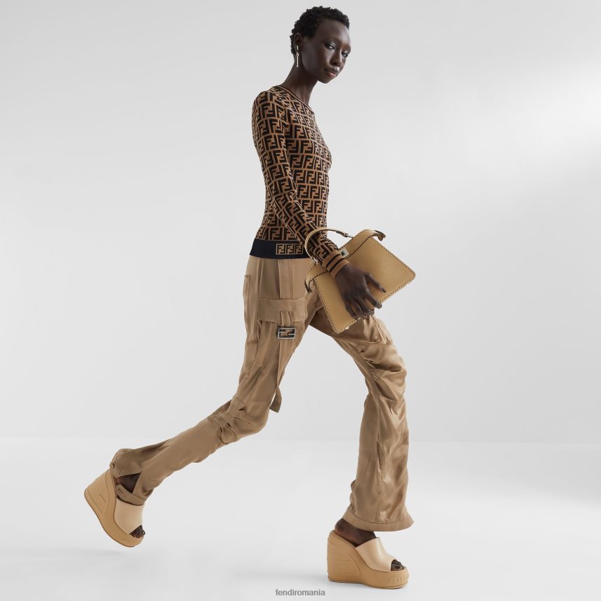 pulover cu motiv ff multicolor Fendi femei îmbrăcăminte 86084L970