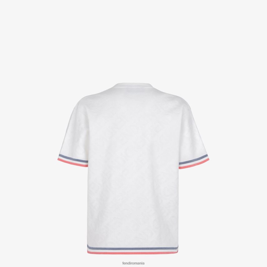 pulover din viscoza alb Fendi femei îmbrăcăminte 86084L1035