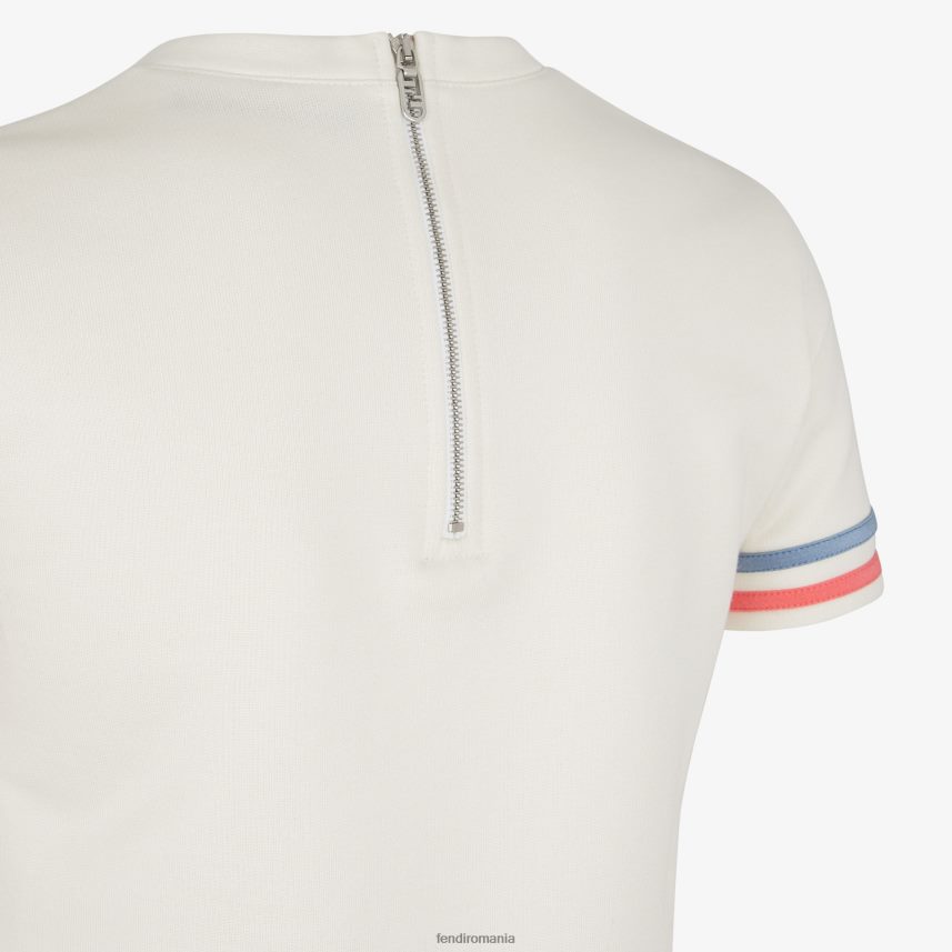 fusta din jerseu alb Fendi femei îmbrăcăminte 86084L1040