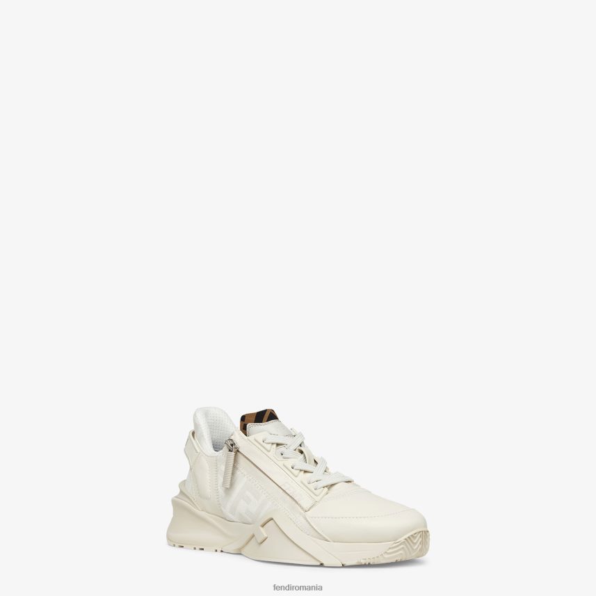 bascule din piele alb Fendi femei încălţăminte 86084L1387