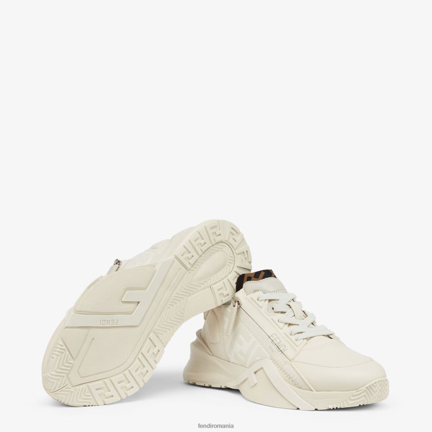 bascule din piele alb Fendi femei încălţăminte 86084L1387