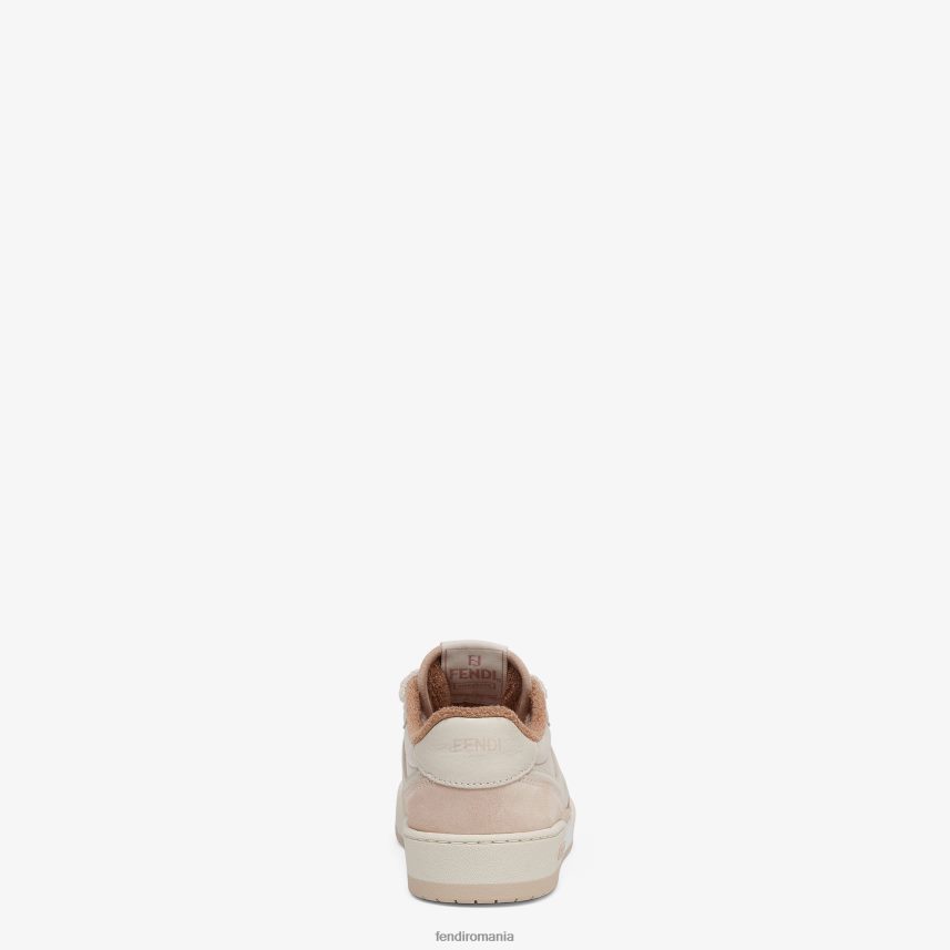 bascuri din piele intoarsa roz Fendi femei încălţăminte 86084L1300