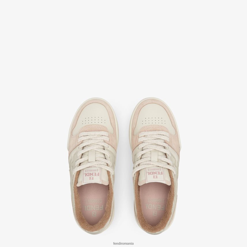 bascuri din piele intoarsa roz Fendi femei încălţăminte 86084L1300