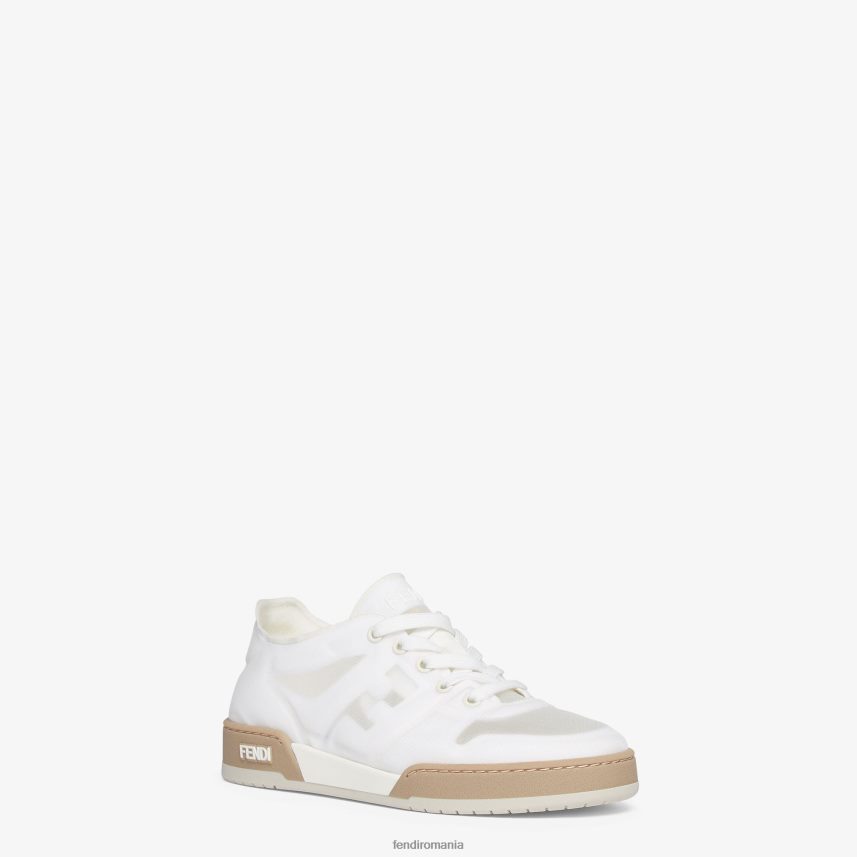 topuri joase din plasă alb Fendi femei încălţăminte 86084L1399