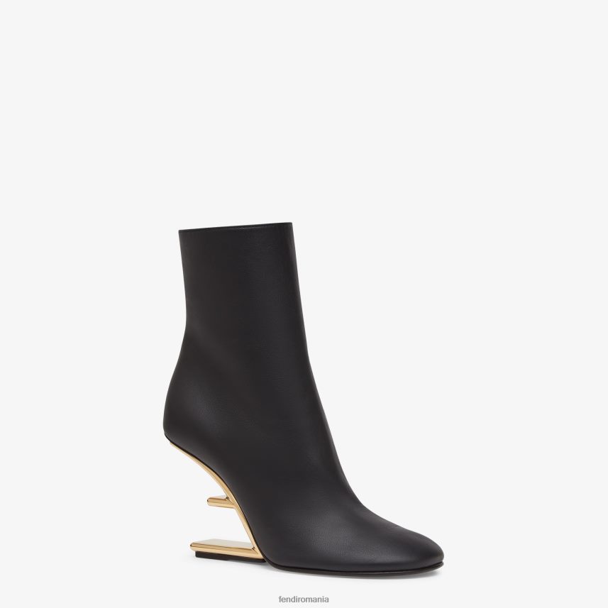 botine cu toc înalt din piele nappa negru Fendi femei încălţăminte 86084L1368