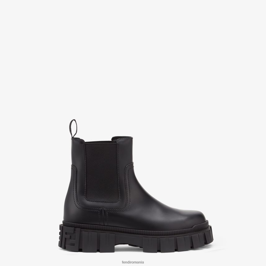 cizme chelsea din piele negru Fendi femei încălţăminte 86084L1361