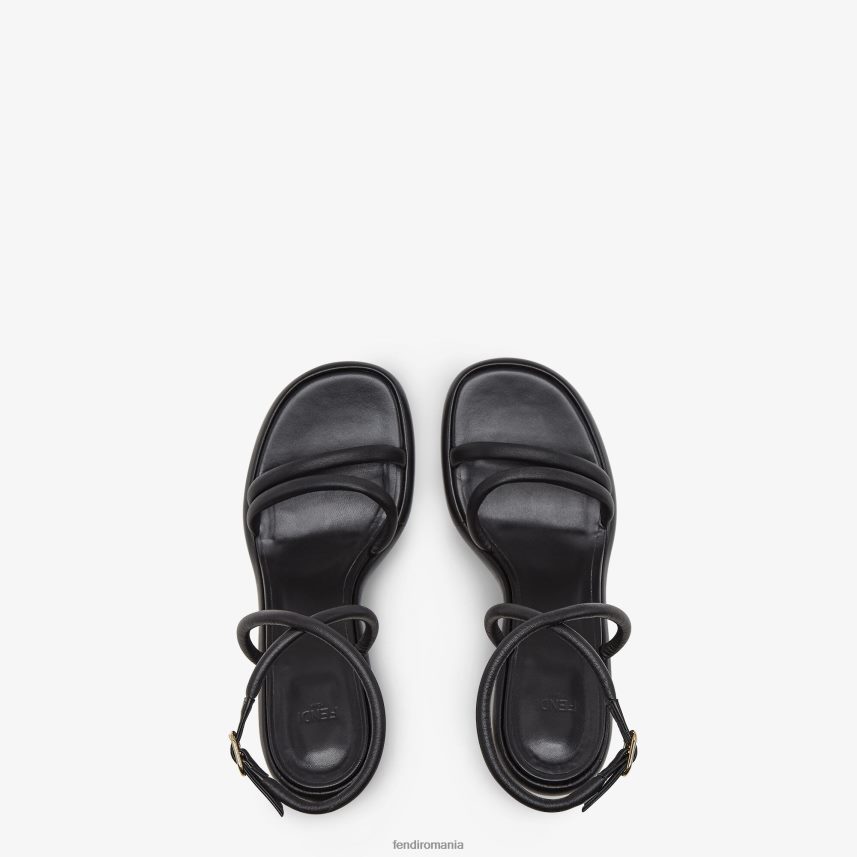 sandale din piele nappa negru Fendi femei încălţăminte 86084L1296