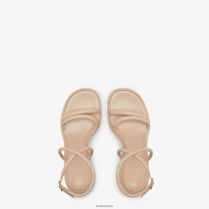 sandale din piele nappa roz Fendi femei încălţăminte 86084L1294
