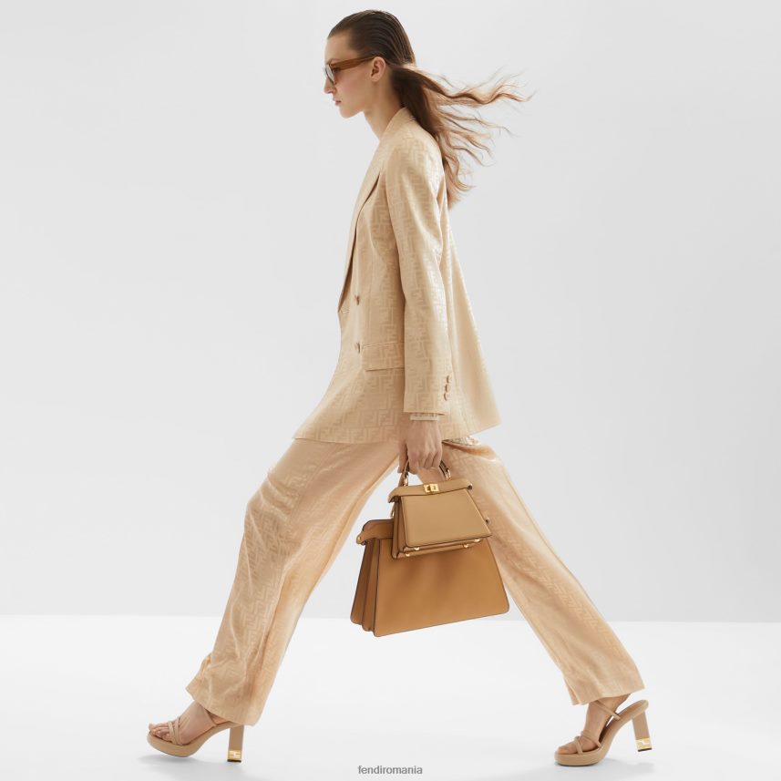 sandale din piele nappa roz Fendi femei încălţăminte 86084L1294