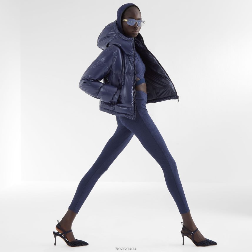 tocuri înalte ff chenille slingback albastru Fendi femei încălţăminte 86084L1348