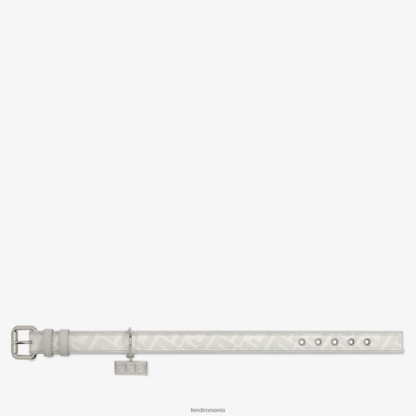 guler din material textil alb Fendi bărbați accesorii 86084L333