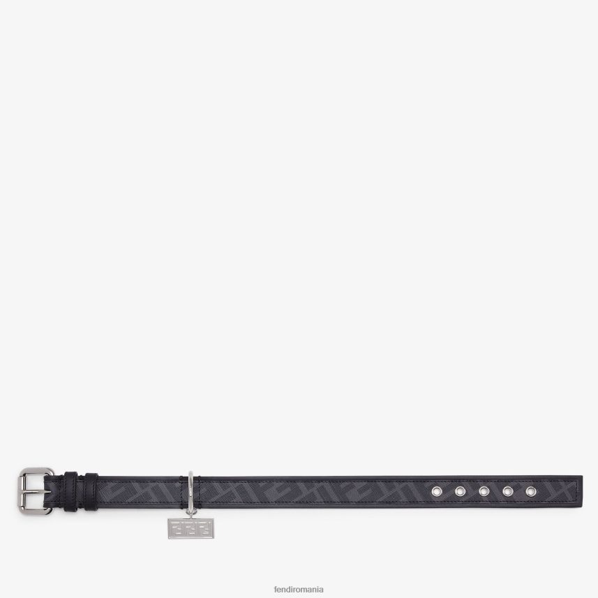 guler din material textil negru Fendi bărbați accesorii 86084L447