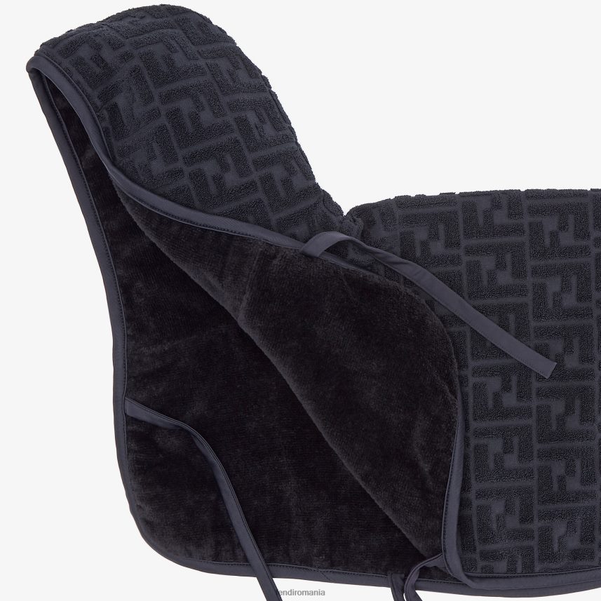 halat de baie terry negru Fendi bărbați accesorii 86084L487