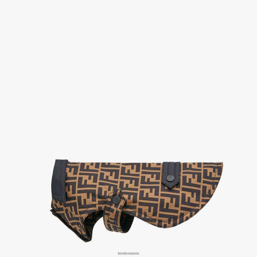 palton pentru câini din nailon ff maro Fendi bărbați accesorii 86084L452