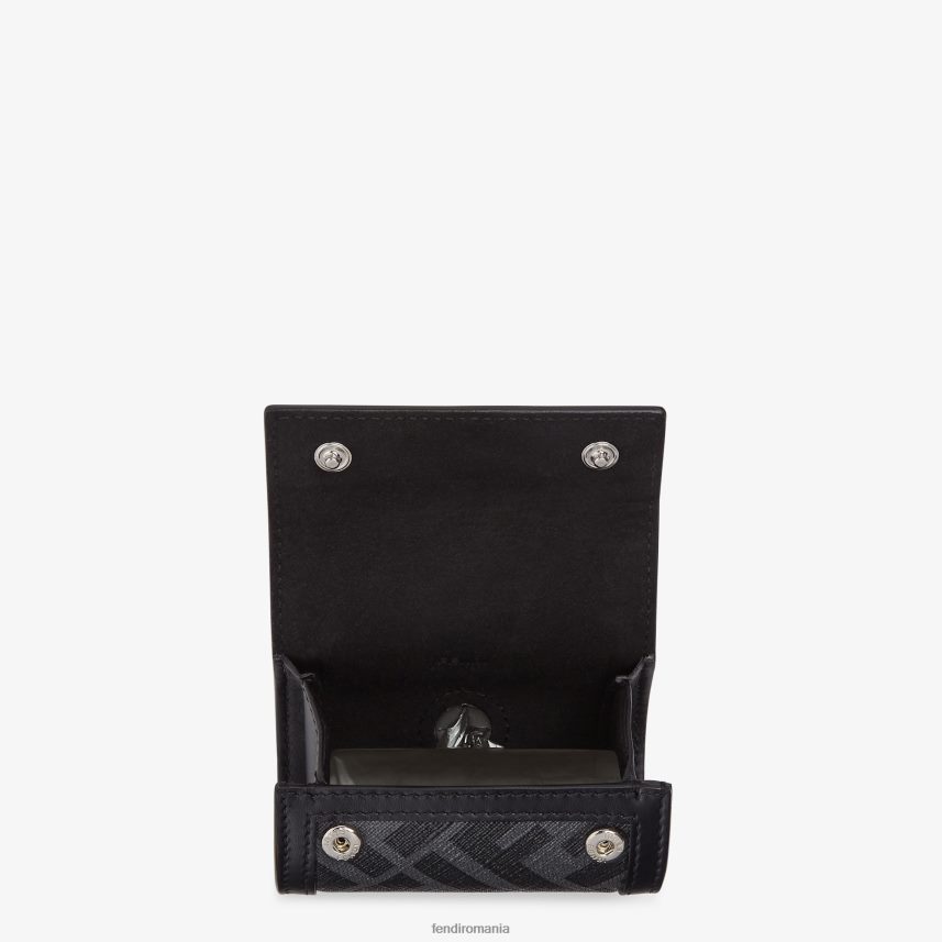 suport pentru geanta din stofa negru Fendi bărbați accesorii 86084L462