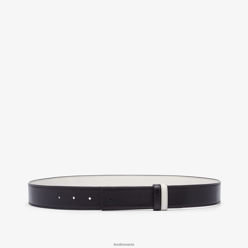 centura reversibila piele umbra gri Fendi bărbați accesorii 86084L2553