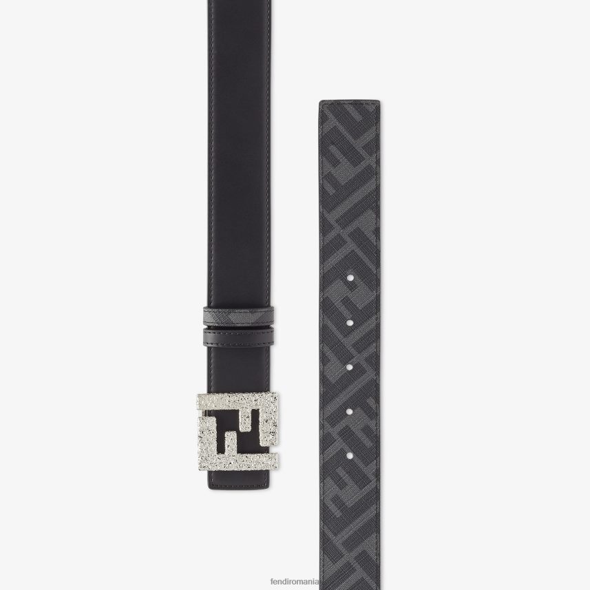 ff centura reversibila din piele negru Fendi bărbați accesorii 86084L2435