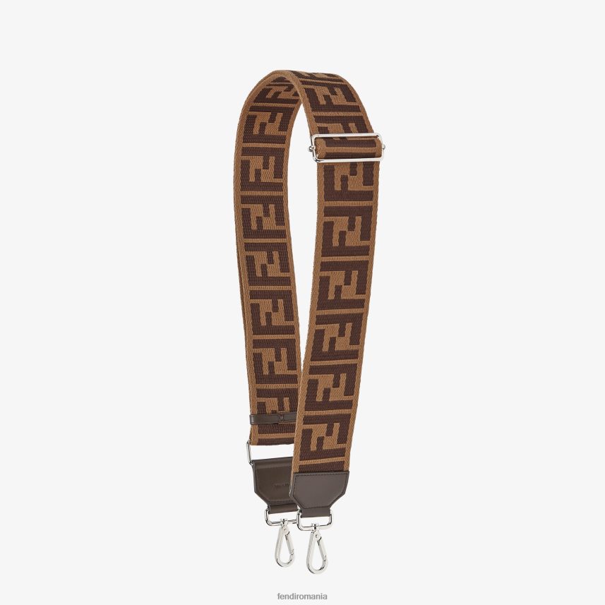 curea de umăr cu bandă maro Fendi bărbați accesorii 86084L2336
