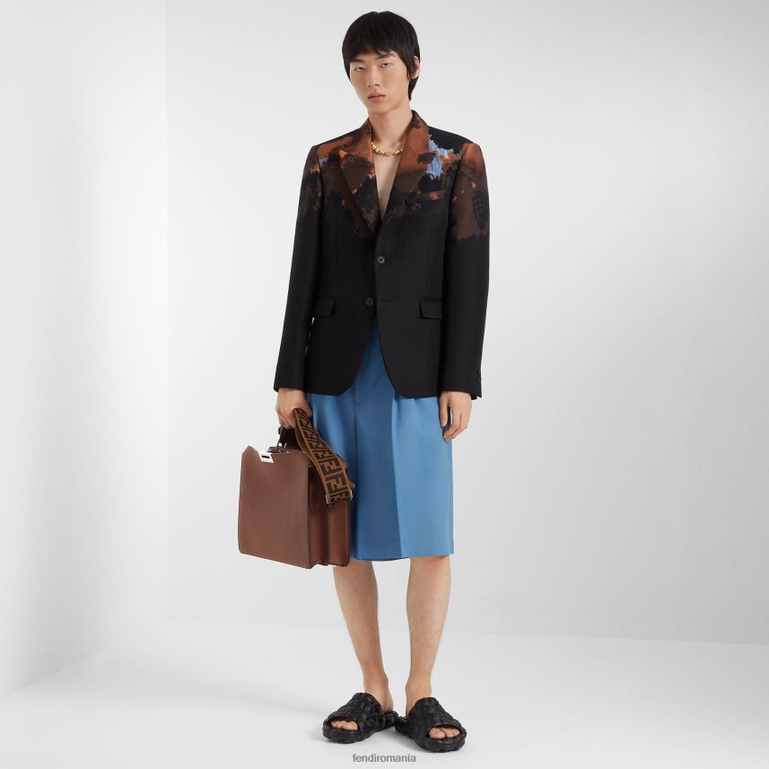 curea de umăr cu bandă maro Fendi bărbați accesorii 86084L2336