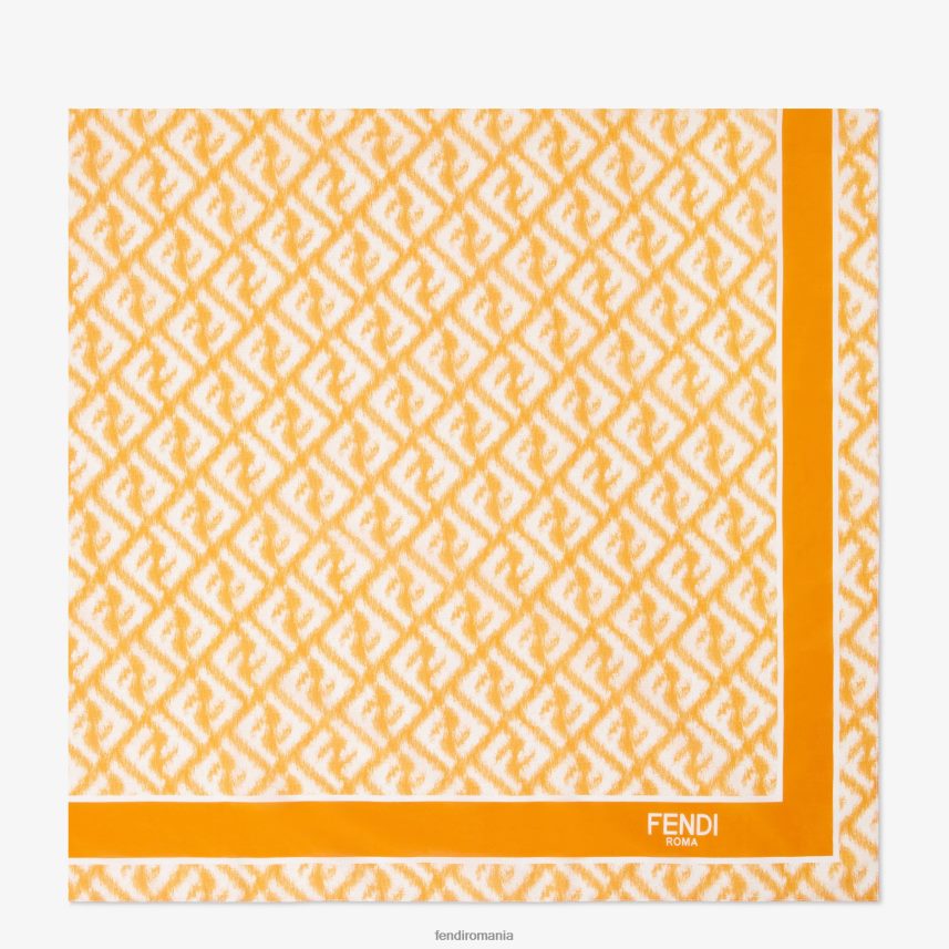 pareo de matase si bumbac multicolor Fendi bărbați accesorii 86084L2076