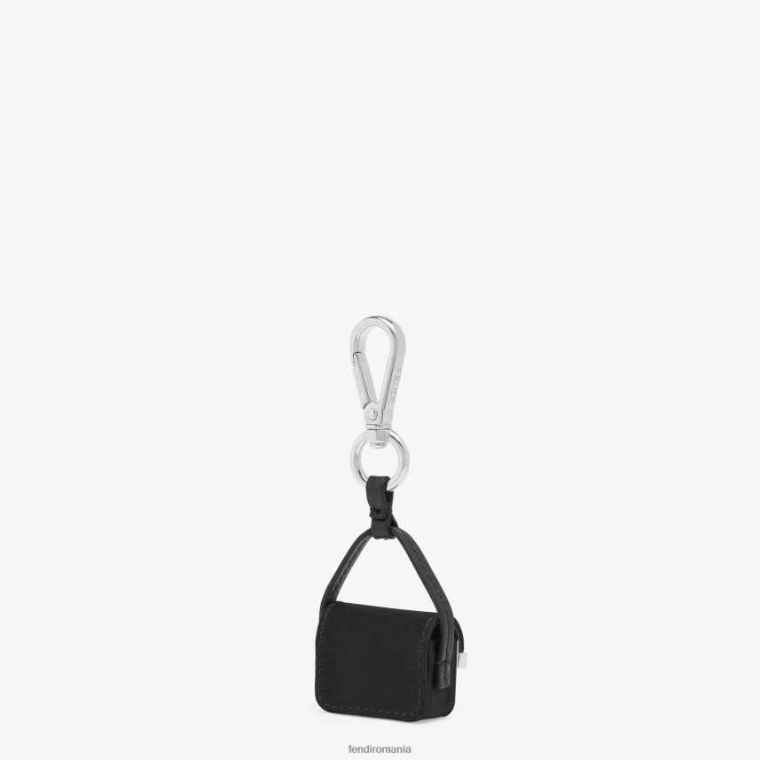 farmec de mătase negru Fendi bărbați accesorii 86084L2468
