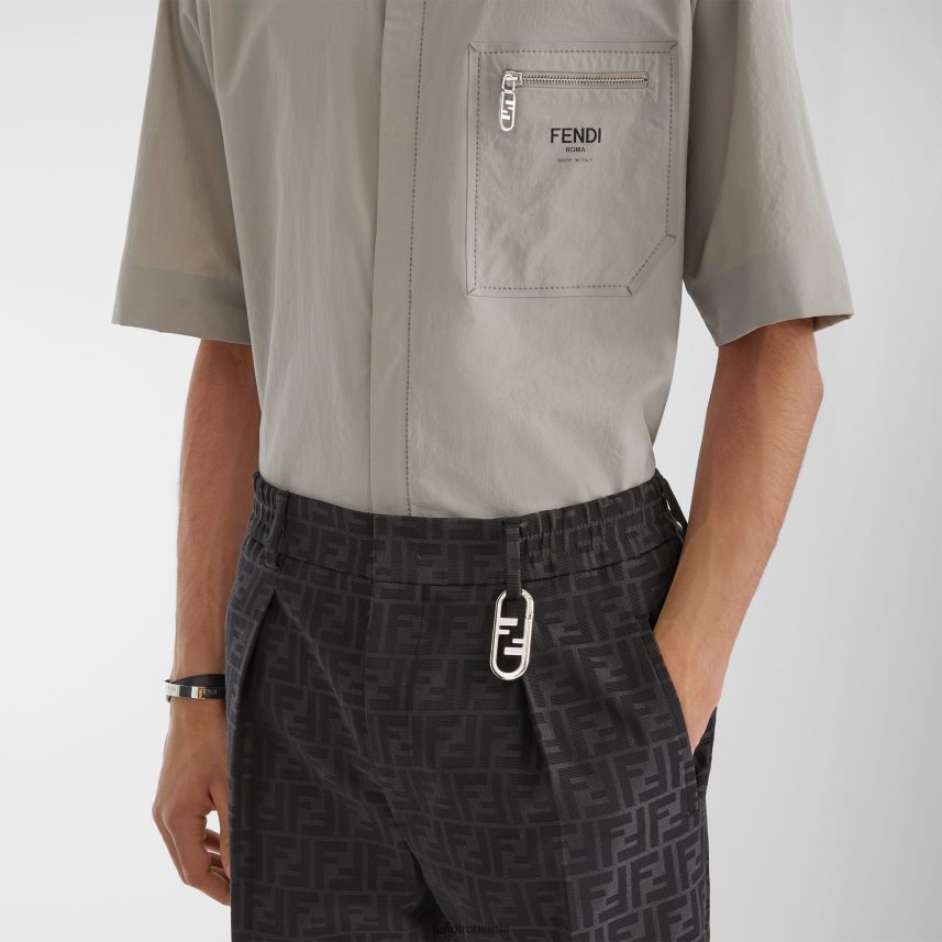 farmec metalic argint Fendi bărbați accesorii 86084L2374